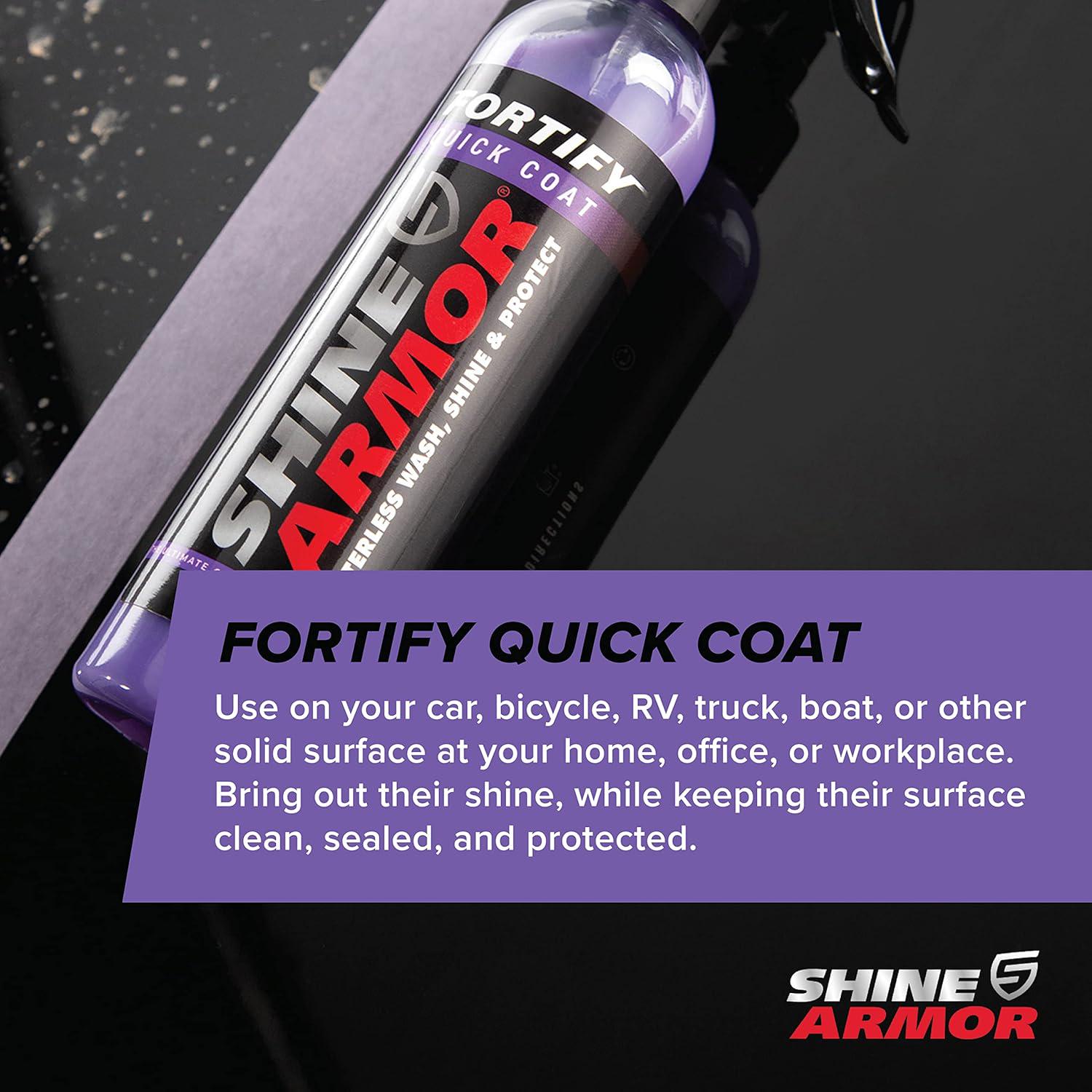 Ceramic Coating Top Coat for Cars Fortify Quick Car Wax Polish Spray Waterless - Picture 31 of 32