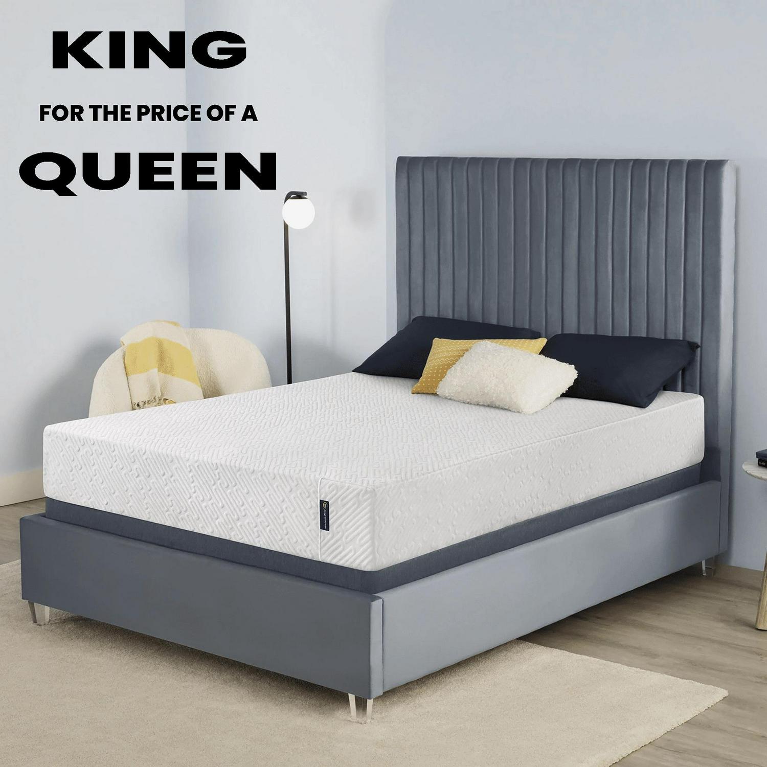 King size memory foam mattress with cooling gel best sale