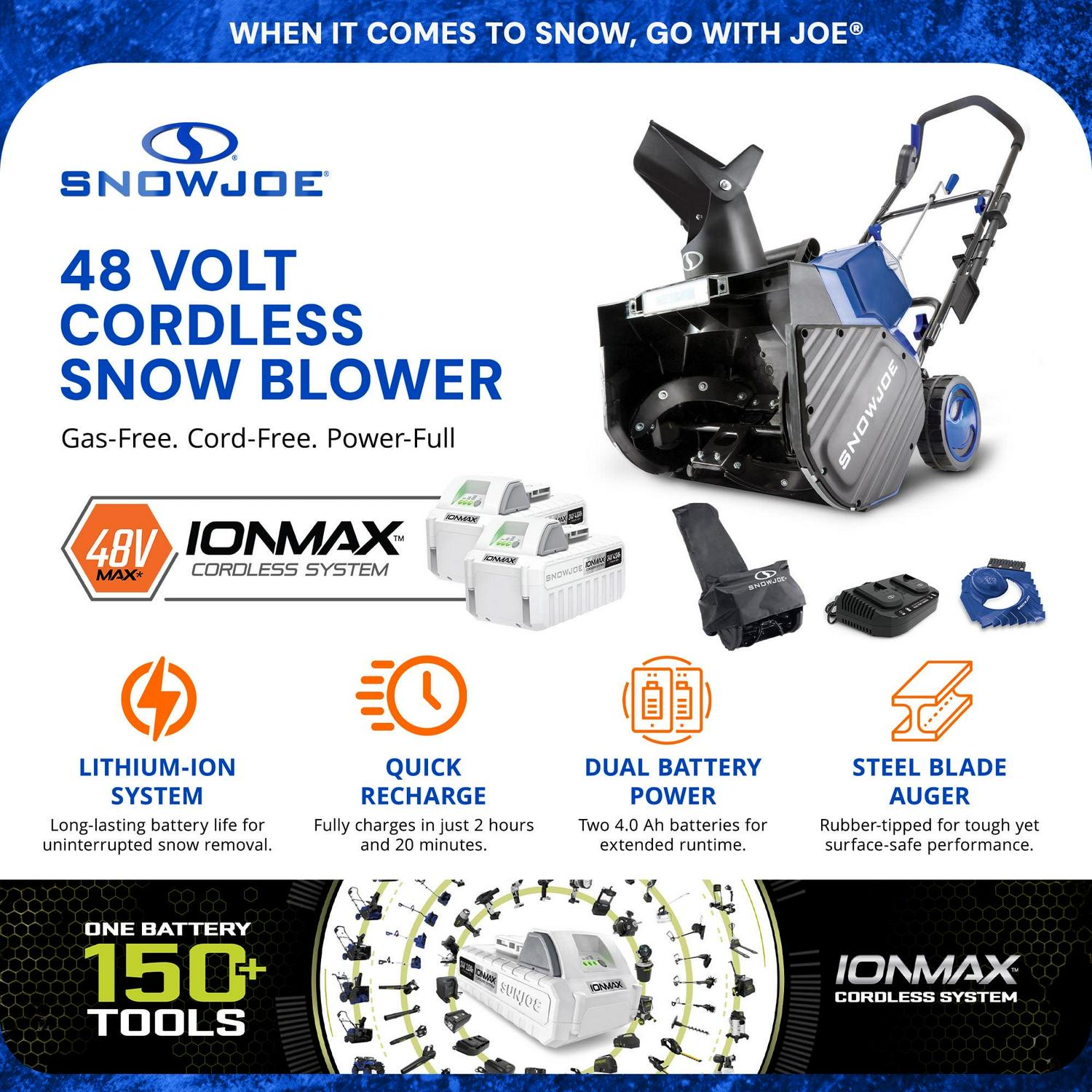 New Snow Joe SJ625E Electric Single Stage Snow Thrower 21-Inch 15 Amp Motor - Picture 13 of 41