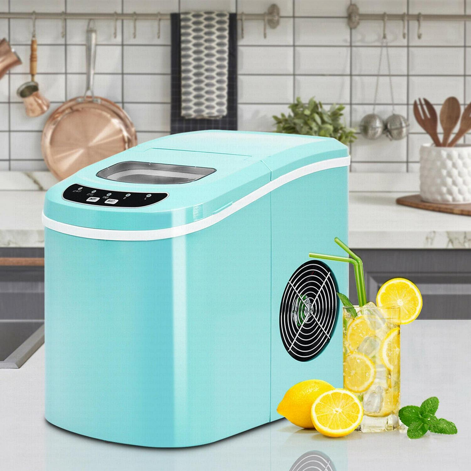 Portable Compact Electric Ice Maker Machine Mini Cube 26lb/Day