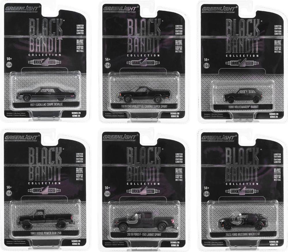 Greenlight Black Bandit Series 29 - Six Piece Set