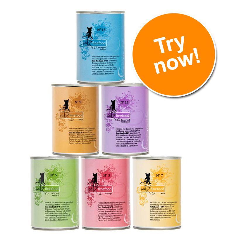catz finefood Mixed Trial Pack Cans 6 x 400g