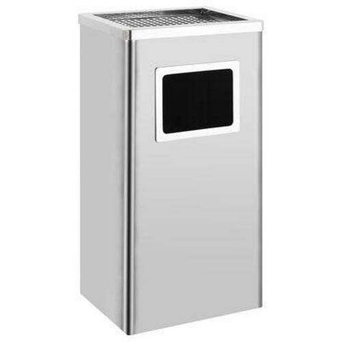 Outdoor Ashtray Dustbin Hotel Rubbish Bin Cigarette Trash Can Stainless Steel
