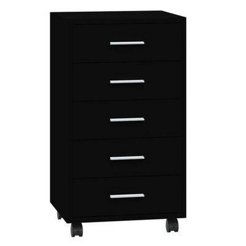Filing Cabinet Office Storage Drawer Portable with Castors File Document Drawers