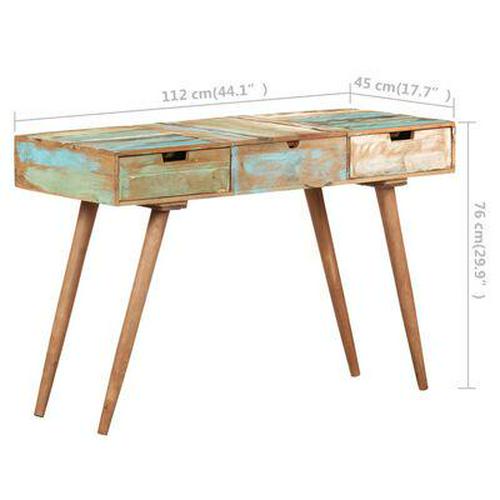 Dressing Table with Mirror Make up Tables Wood Vanity Desk Console Table Drawers