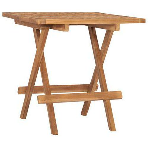 Folding Outdoor Table Teak Wood Garden Patio Tables Round Square No Assembly