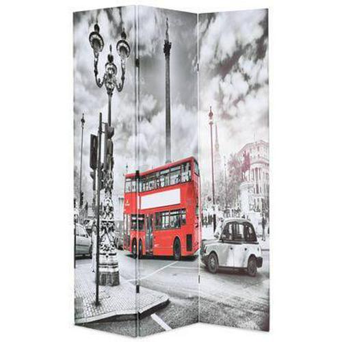 Room Divider Folding Paravent Separator Panel Privacy Screen Office London Bus